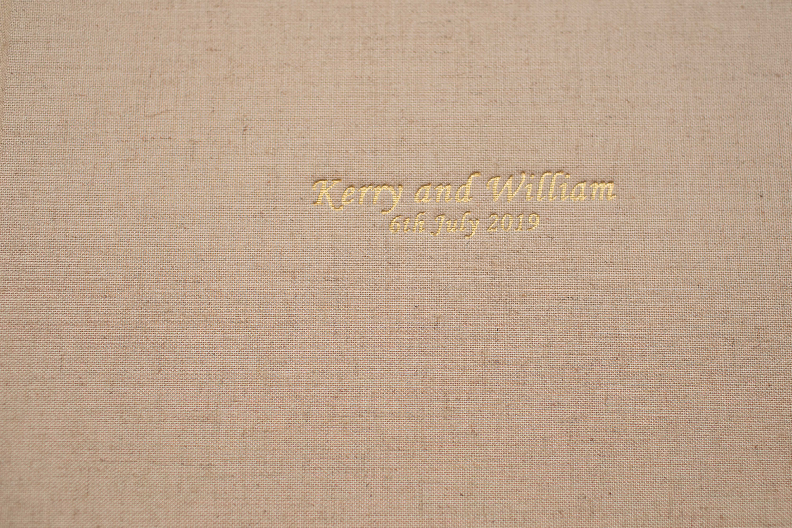 12 x 12 Asahi Linen Blend with Gold Foil Debossing visionart